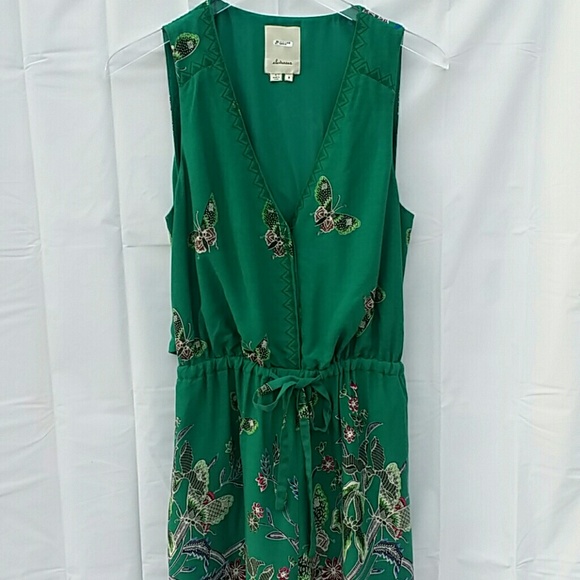 ANTHROPOLOGIE Elevenses Papillon Butterfly Romper - Picture 1 of 8